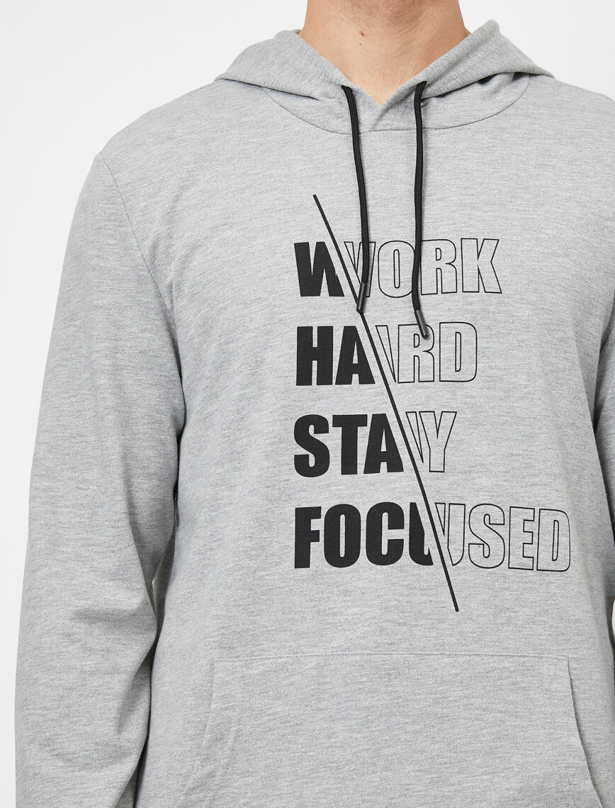 Yazılı Baskılı Sweatshirt Yazılı Baskılı Sweatshirt
