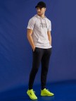 Kapüşonlu Kısa Kollu Yazılı Baskılı Sweatshirt Kapüşonlu Kısa Kollu Yazılı Baskılı Sweatshirt