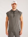 Kolsuz Kapüşonlu Yazılı Baskılı Sweatshirt Kolsuz Kapüşonlu Yazılı Baskılı Sweatshirt