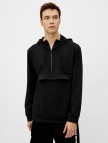 Kapüşonlu Fermuarlı Uzun Kollu Sweatshirt Kapüşonlu Fermuarlı Uzun Kollu Sweatshirt