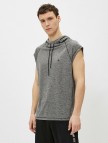Kapüşonlu Kolsuz Sweatshirt Kapüşonlu Kolsuz Sweatshirt