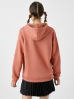 Pamuklu Kapüşonlu Baskılı Sweatshirt