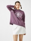 Pamuklu Baskılı Sweatshirt