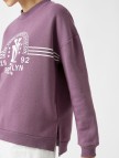 Pamuklu Baskılı Sweatshirt