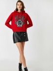 Pamuklu Kapüşonlu Sweatshirt