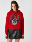 Pamuklu Kapüşonlu Sweatshirt