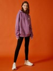 Pamuklu Kapüşonlu Cepli Baskılı Sweatshirt
