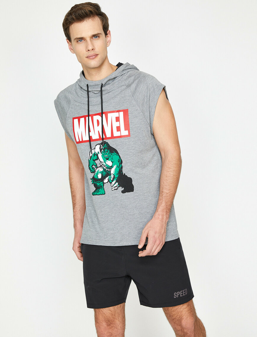 Marvel Lisanslı Baskılı Sweatshirt Marvel Lisanslı Baskılı Sweatshirt