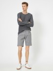 Cep Detaylı Slim Fit Şort